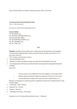 Click on Actions Button and Select Create Accounting. Click on OK button. 
 
 
 
 
 
You can see the Accounting Entries here: