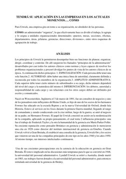 Urwick 99.. Principios Administrativos - Lindal Urwick | PDF | Economias ...