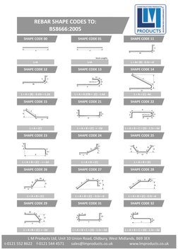 L=A 
SHAPE CODE 01 
L=A 
SHAPE CODE 00 
 
 
 
L M Products Ltd, Unit 10 Union Road, Oldbury, West Midlands, B69 3EX 
  t-0121