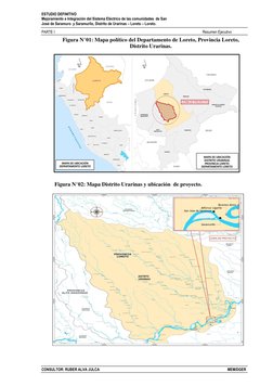 ESTUDIO DEFINITIVO 
Mejoramiento e Integración del Sistema Eléctrico de las comunidades  de San 
José de Saramuro  y Saramuri
