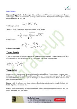 Semiconductor Notes for JEE Exams | PDF | P–N Junction | Bipolar ...
