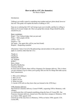 ATC Communication Guide for Pilots | PDF | Instrument Flight Rules ...