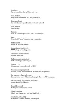 ATC Communication Guide for Pilots | PDF | Instrument Flight Rules ...
