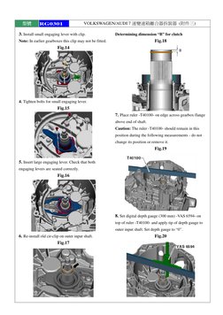 DSG 7-Speed Clutch Replacement Guide PDF Engineering Tolerance Clutch