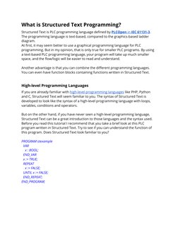 Structured Text PLC Programming Guide | PDF | Boolean Data Type ...