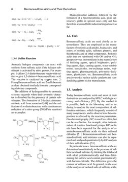 6
Benzenesulfonic Acids and Their Derivatives
1.3.4. Sulﬁte Reaction
Aromatic halogen compounds can react with
sulﬁte to form