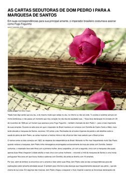 Cartas de Dom Pedro I para Domitila | PDF | Brasil | Portugal