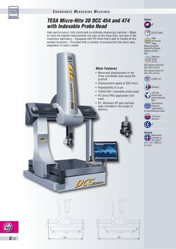Q-10
✓
700
500
General
✓
EN ISO 10360-1
CMM
with moving 
bridge.
Measuring systems 
along with air bearing 
guiding in all th