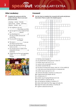 Speakout Vocabulary Extra Elementary Unit 2 | PDF | Lunch | Eating ...