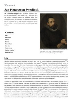 (https://en.wikipedia.org/wiki/File:SB_6391-Jan_Pietersz._Sweelinck_(1562-1621).jpg)Jan Pieterszoon Sweelinck
Jan Pieterszoo
