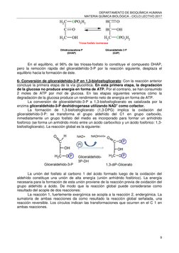 DEPARTAMENTO DE BIOQUÍMICA HUMANA 
MATERIA QUÍMICA BIOLÓGICA - CICLO LECTIVO 2017 
9 
 
 
En el equilibrio, el 96% de las tri
