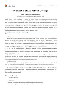 LTE Network Coverage Optimization Insights | PDF | Mimo | Lte ...