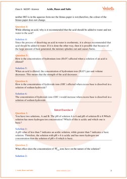 Class X - NCERT –Science               Acids, Bases and Salts 
2. Acids, Bases and Salts 
neither HCl is in the aqueous form