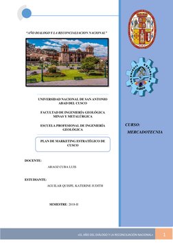 «EL AÑO DEL DIÁLOGO Y LA RECONCILIACIÓN NACIONAL» 
1 
 
“AÑO DIALOGO Y LA RECONCIALIACION NACIONAL” 
 
UNIVER