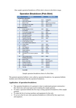 Operation Breakdown in Garment Industry | PDF | Seam (Sewing) | Sewing ...