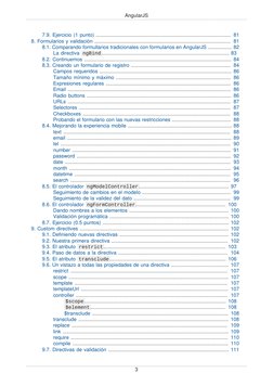 AngularJS
3
7.9. Ejercicio (1 punto) ........................................................................................