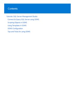 SSMS Tutorial: Getting Started Guide | PDF | Microsoft Sql Server ...