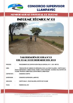 CONSORCIO SUPERVISOR 
LLAMPAYEC 
 
 
CALLE LOS DULANTOS N° 144 URBANIZACION SANTA VICTORIA - CHICLAYO 
Consorciosupervisorlla