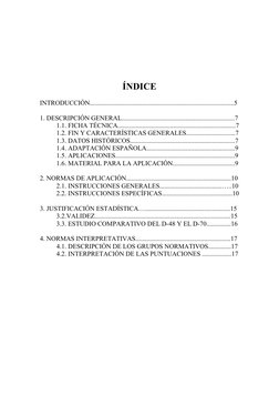 ÍNDICE 
 
INTRODUCCIÓN........................................................................................5 
 
1. DESCRIP