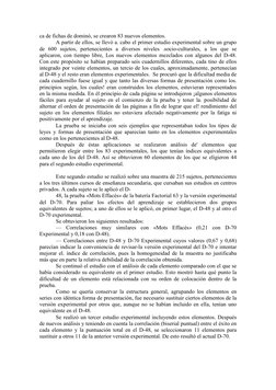 ca de fichas de dominó, se crearon 83 nuevos elementos. 
A partir de ellos, se llevó a. cabo el primer estudio experimental s