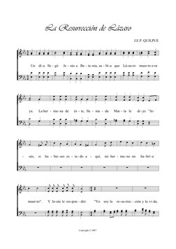 La Resurrección de Lázaro
I.E.P. QUILPUE
Copyright © 2007 
Un
dí a
-
lle
gó
-
Je
sús
-
a Be
ta
-
nia,
-
sa
bí
-
a
-
que
Lá za