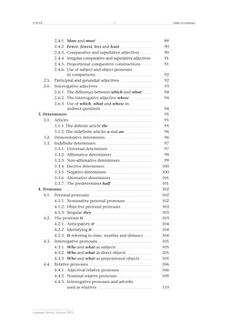 © FUOC
7
Table of contents
Language Service, January 2013
2.4.1. More and most ..............................................