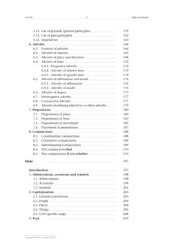 © FUOC
9
Table of contents
Language Service, January 2013
5.11. Use of gerunds (present participles) ........................
