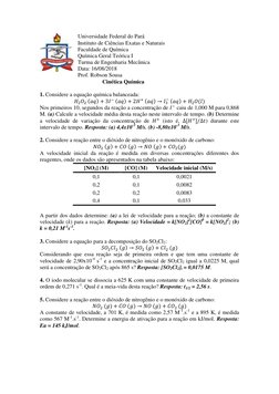 Universidade Federal do Pará 
Instituto de Ciências Exatas e Naturais 
Faculdade de Química 
Química Geral Teórica I  
Turma