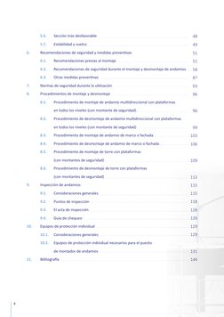 4
	
5.6.		
Sección más desfavorable	
	
5.7.		
Estabilidad y vuelco
6.	
Recomendaciones de seguridad y medidas preventivas
	
6