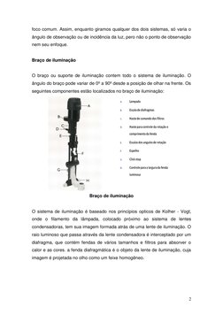 2 
foco comum. Assim, enquanto giramos qualquer dos dois sistemas, só varia o 
ângulo de observação ou de incidência da luz