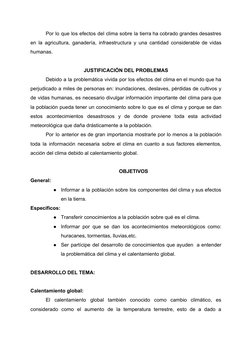 Por lo que los efectos del clima sobre la tierra ha cobrado grandes desastres
 
 
 
 
 
 
 
 
 
 
 
 
 
 
en la agricultura,