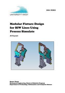 Master Thesis 
Mechanical Engineering, Master of Robotics Program 
Department of Technology, Mathematics and Computer Science