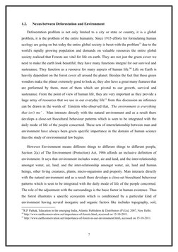 1.2.
Nexus between Deforestation and Environment
Deforestation problem is not only limited to a city or state or country, it