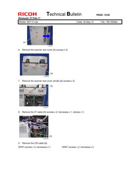 Technical Bulletin 
PAGE: 10/20 
Reissued: 27-Feb-17 
Model: MET-C1cde 
Date: 22-May-15 
No.: RD149080c 
 
 
  
6. Remove t