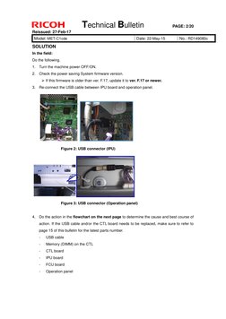 Technical Bulletin 
PAGE: 2/20 
Reissued: 27-Feb-17 
Model: MET-C1cde 
Date: 22-May-15 
No.: RD149080c 
 
 
SOLUTION 
In th