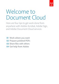 Welcome to Adobe Document Cloud | PDF | Digital Technology ...