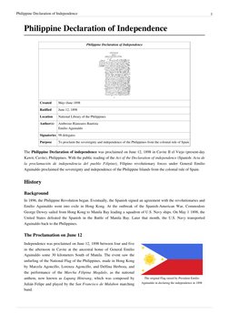 Philippine Independence Declaration 1898 | PDF | Philippines | Independence