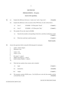 CSEC Information Technology January 2010 P1 | PDF | Computer Network ...