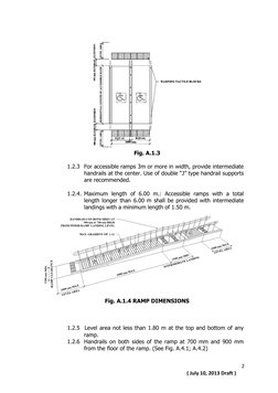 PWD Ramp and Accessibility Standards | PDF | Door | Stairs