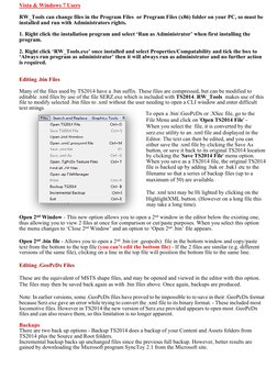 Vista & Windows 7 Users
RW_Tools can change files in the Program Files or Program Files (x86) folder on your PC, so must be
i