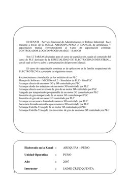 El SENATI – Servicio Nacional de Adiestramiento en Trabajo Industrial,  hace 
presente a través de la ZONAL AREQUIPA-PUNO, el