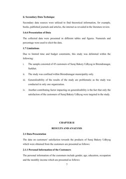ii. Secondary Data Technique
Secondary data sources were utilized to find theoretical information, for example,
books, publis