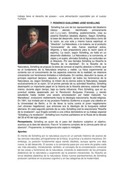 trabaja tiene el derecho de poseer» «una alimentación soportable por el cuerpo 
humano. 
7. FEDERICO GUILLERMO JOSÉ SCHELLING