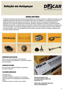 Catálogo de Peças DECAR Autopeças | PDF | Fabricantes de
