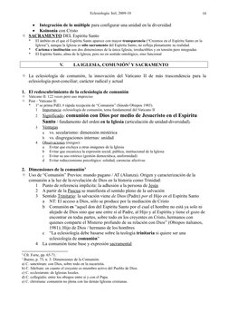 Eclesiología: Irel, 2009-10

Integración de lo múltiple para configurar una unidad en la diversidad

Koinonía con Cristo
S