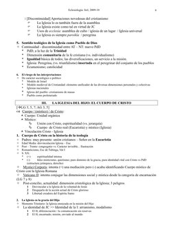Eclesiología: Irel, 2009-10
[Discontinuidad] Aportaciones novedosas del cristianismo

La Iglesia lo es también fuera de la
