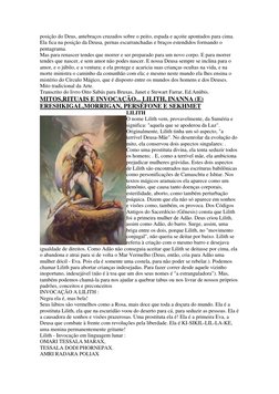 posição do Deus, antebraços cruzados sobre o peito, espada e açoite apontados para cima. 
Ela fica na posição da Deusa, perna