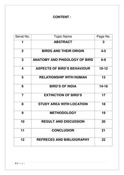 Local Bird Study Project Guide | PDF | Birds | Ornithology