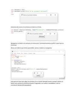 Introducción a Tkinter en Python | PDF | Ventana (informática) | Python ...