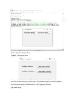Introducción a Tkinter en Python | PDF | Ventana (informática) | Python ...